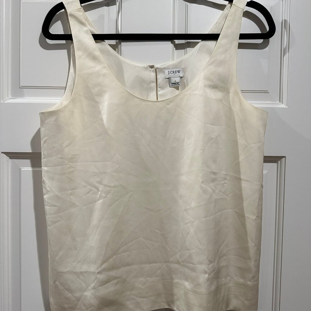 Jcrew Satin Tank Top
